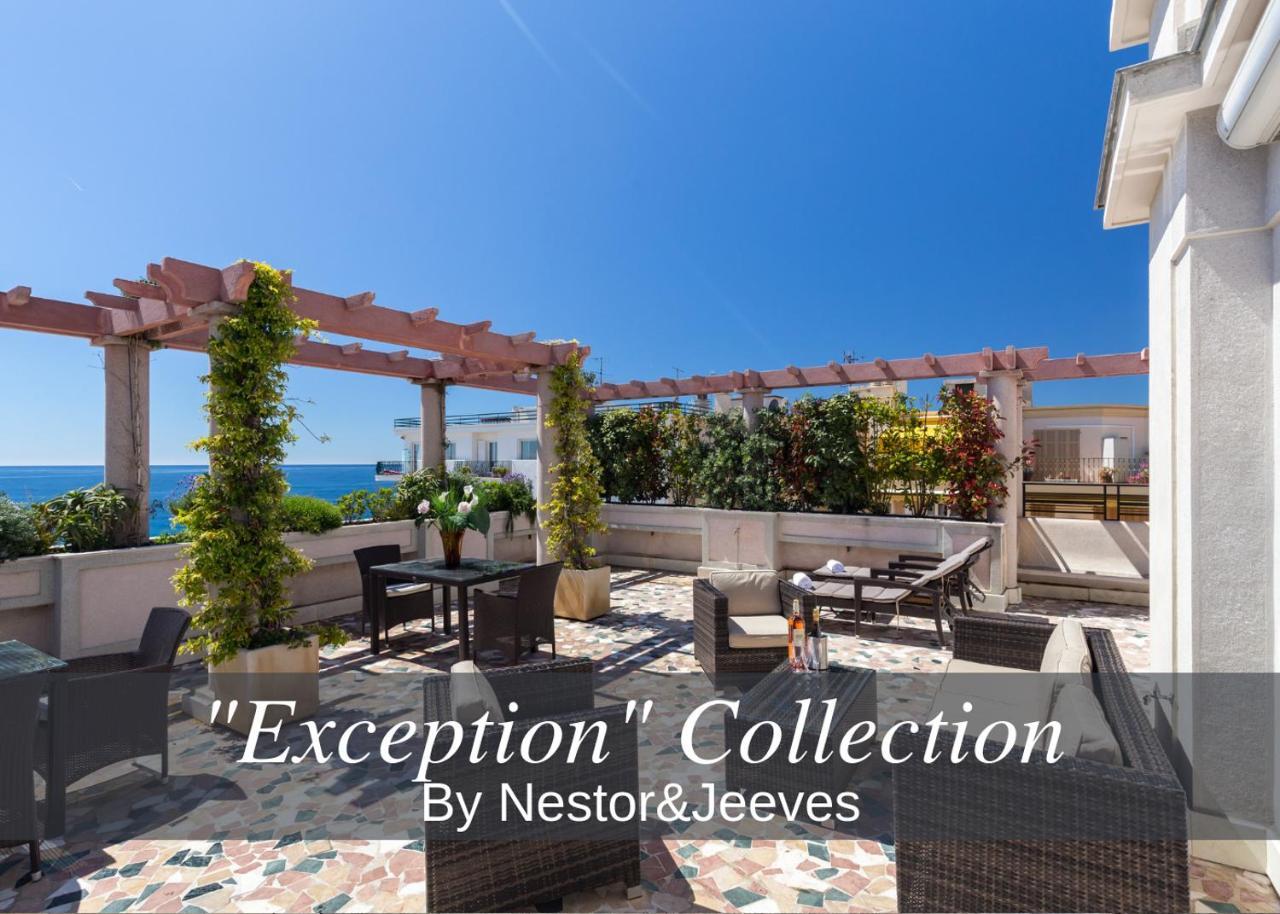 Nestor&Jeeves - "Sea View Terrace Penthouse Prestige" - Luxe Apartman Nizza Kültér fotó