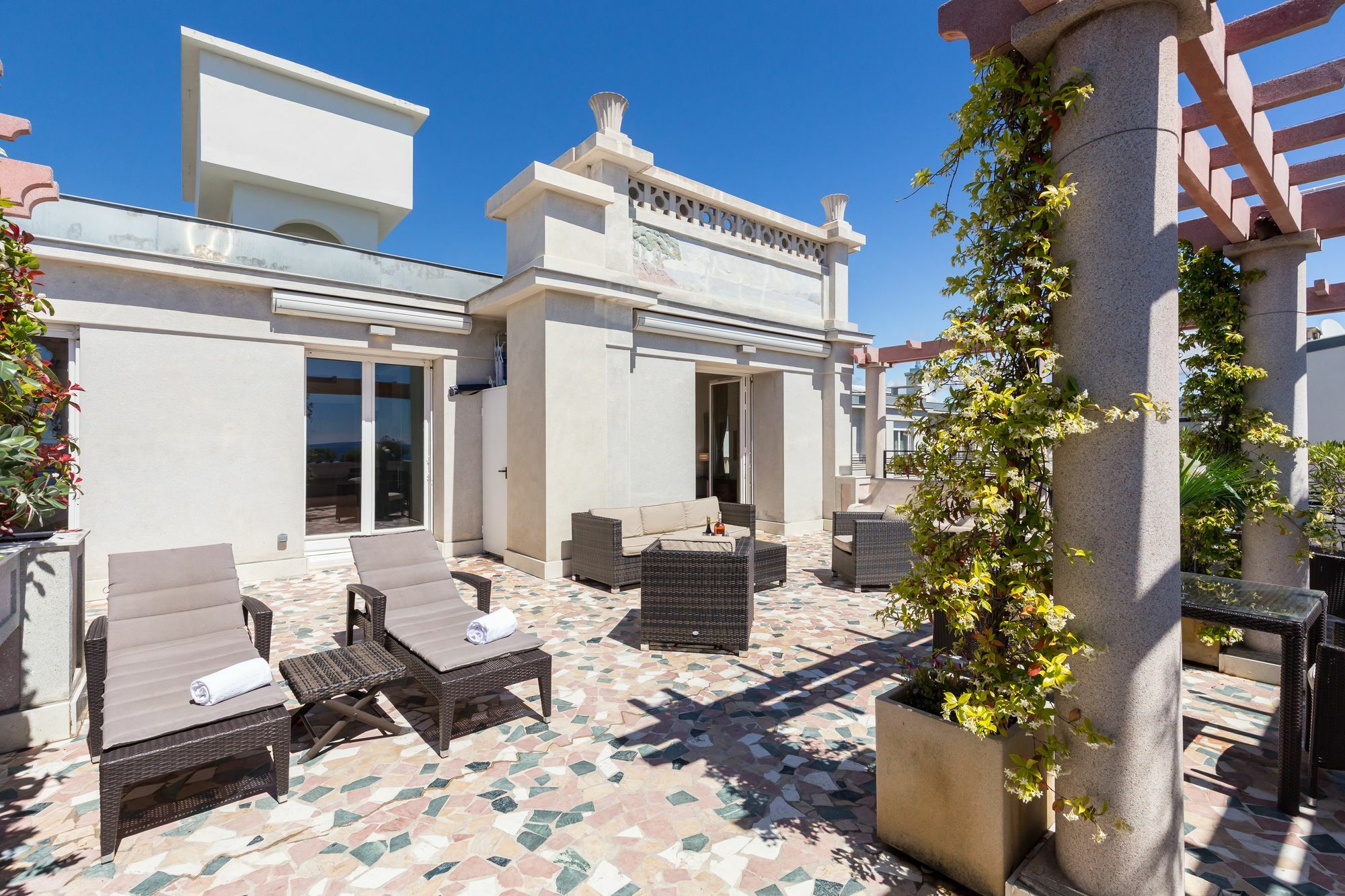 Nestor&Jeeves - "Sea View Terrace Penthouse Prestige" - Luxe Apartman Nizza Kültér fotó